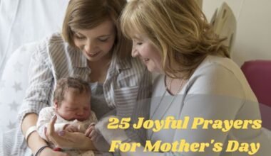 Joyful Prayers For Mothers Day