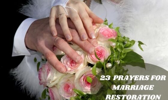 Prayers For Marriage Restoration