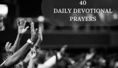 Daily Devotional Prayers