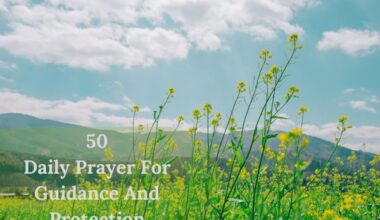 Daily Prayer For Guidance And Protection