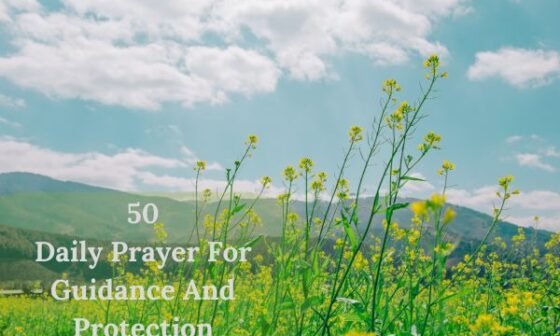 Daily Prayer For Guidance And Protection