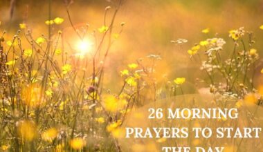 Morning Prayers To Start The Day