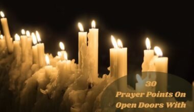 Prayer Points On Open Doors With Bible Verses