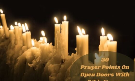 Prayer Points On Open Doors With Bible Verses