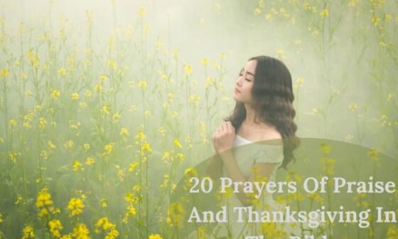 Prayers Of Praise And Thanksgiving In The Bible