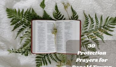 Protection Prayers for Donald Trump