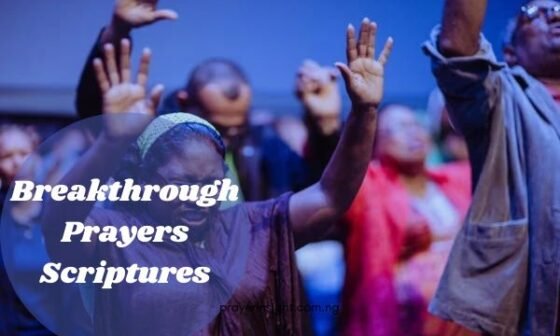 Breakthrough Prayers Scriptures