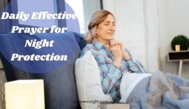 Daily Effective Prayer for Night Protection