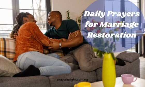 Daily Prayers for Marriage Restoration