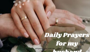 Daily Prayers for my husband