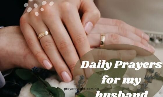 Daily Prayers for my husband