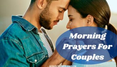 Morning Prayers For Couples
