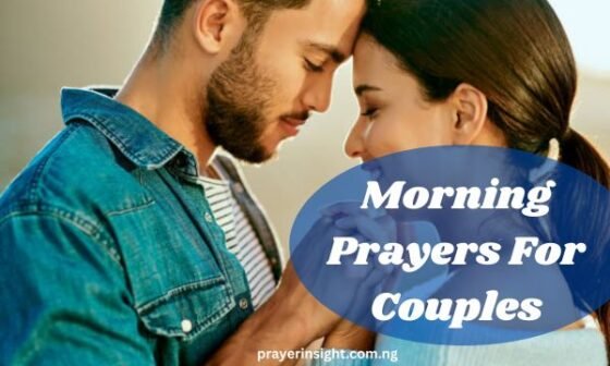 Morning Prayers For Couples