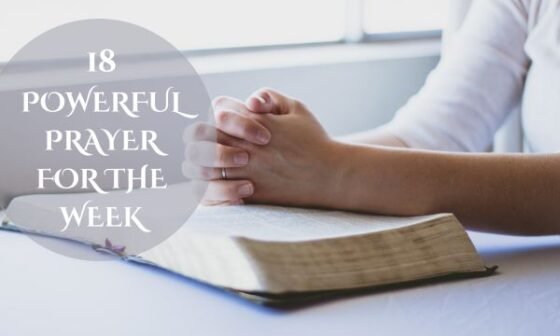 PRAYER FOR THE WEEK