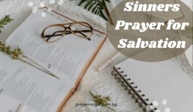 Sinners Prayer for Salvation