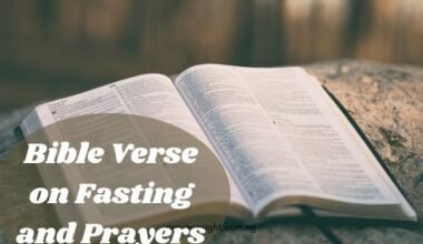 Bible Verse on Fasting and Prayers