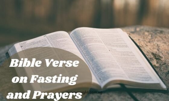 Bible Verse on Fasting and Prayers