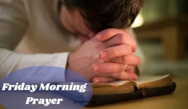 Friday Morning Prayer