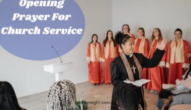 Opening Prayer For Church Service