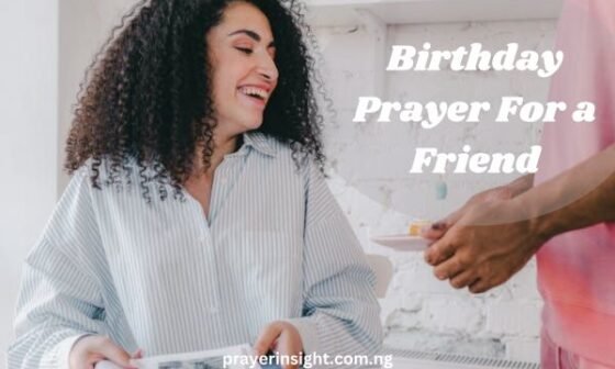 Birthday Prayer For a Friend